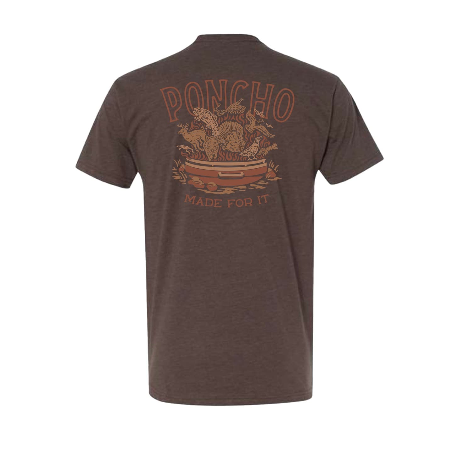 Brown Land To Table T-Shirt