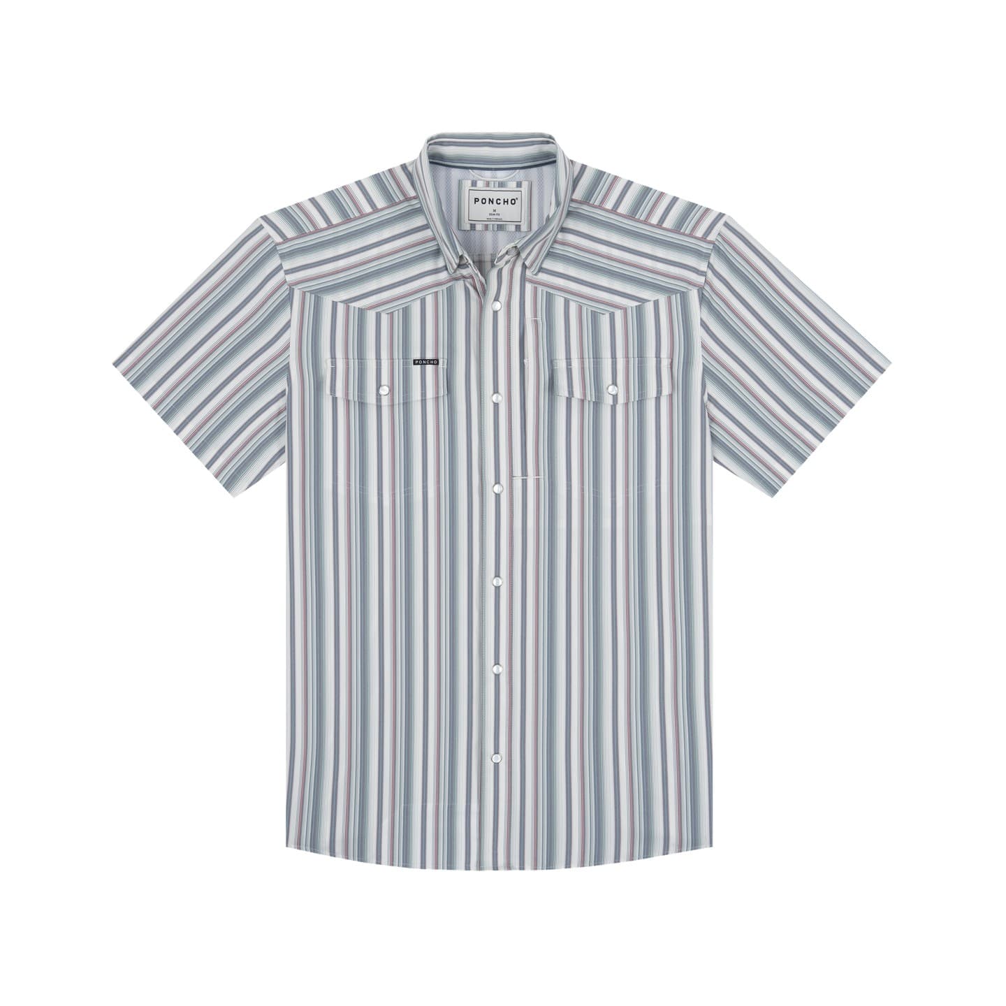 Navy/Green/White Vertical Stripe